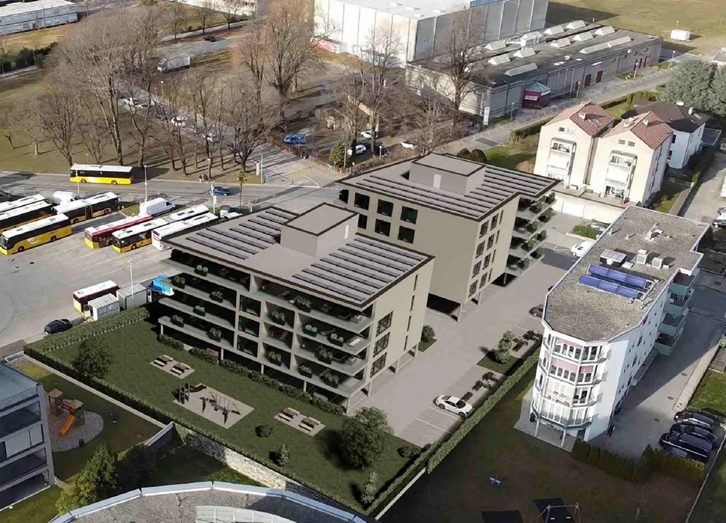 New spacious apartment with large terrace - Photo 4 of 14