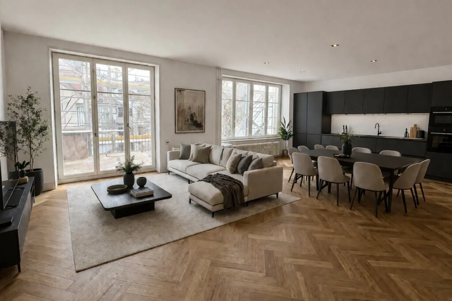 First rental after complete renovation - Exclusive 5.5-room apartment - Photo 4 of 5