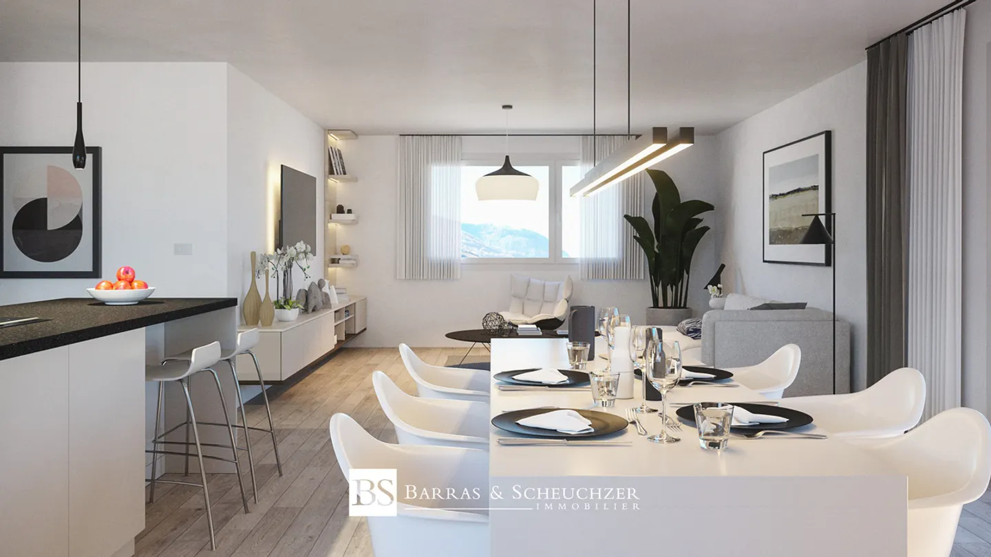 Appartement moderne 3.5 pièces à Chalais - Photo 6 sur 15