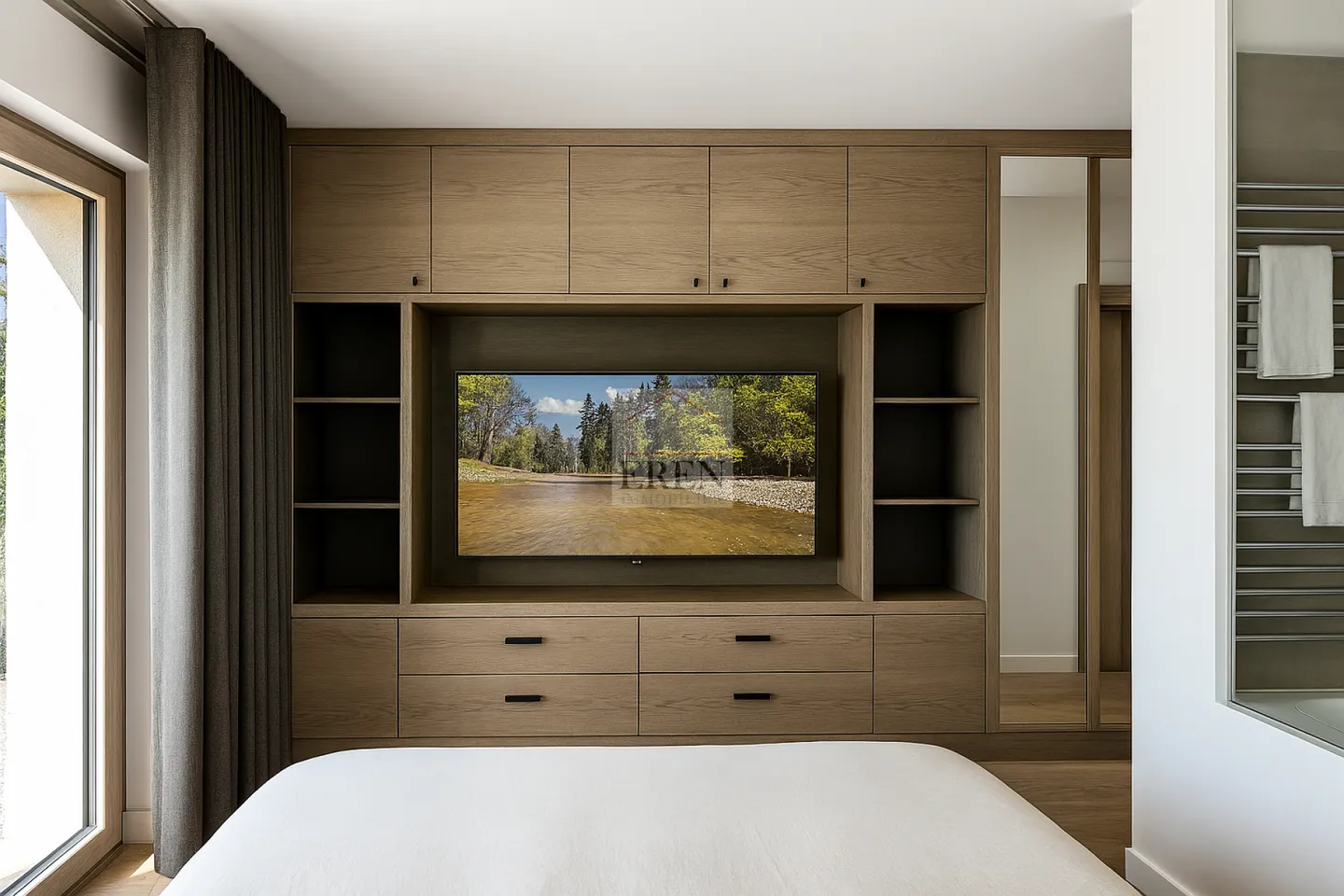 Magnifique appartement en duplex en attique 5 pièces neuf avec terrasse sud-ouest au centre de Crans-Montana - Foto 4 di 19