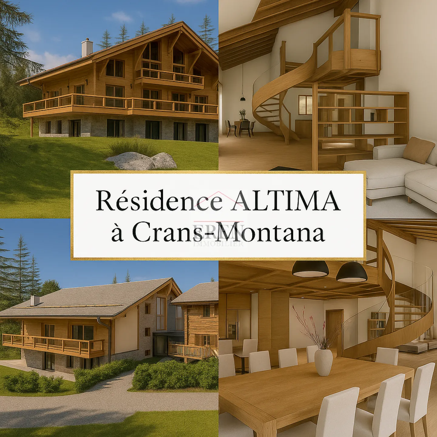 Magnifique appartement en duplex en attique 5 pièces neuf avec terrasse sud-ouest au centre de Crans-Montana - Foto 1 di 19