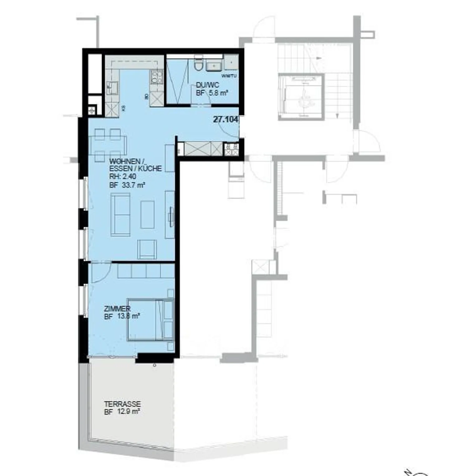 Appartement Chic & Central avec une touche urbaine ! - Photo 8 sur 8