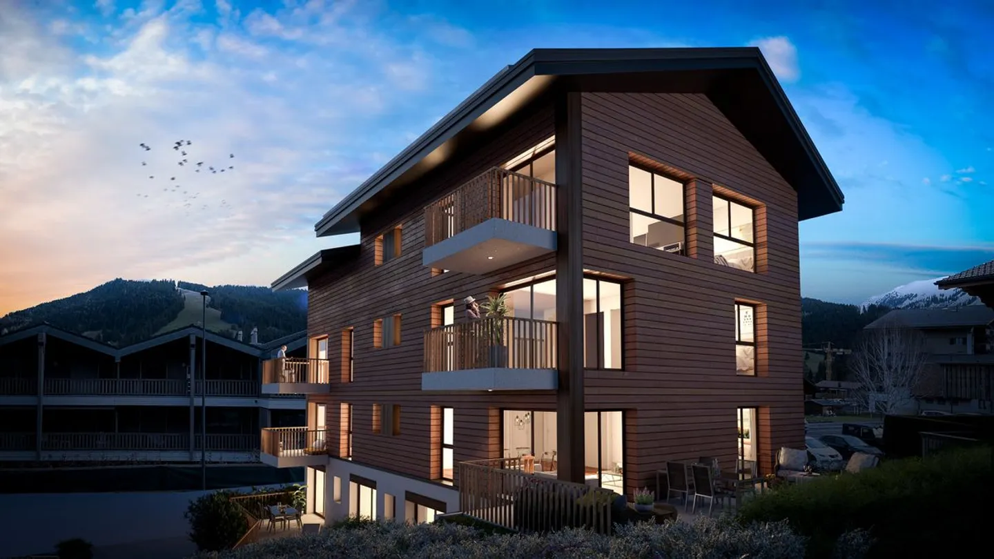 LA CONSTRUCTION EST EN COURS - MAGNIFIQUE APPARTEMENT À AUX PACCOTS - Photo 5 sur 6