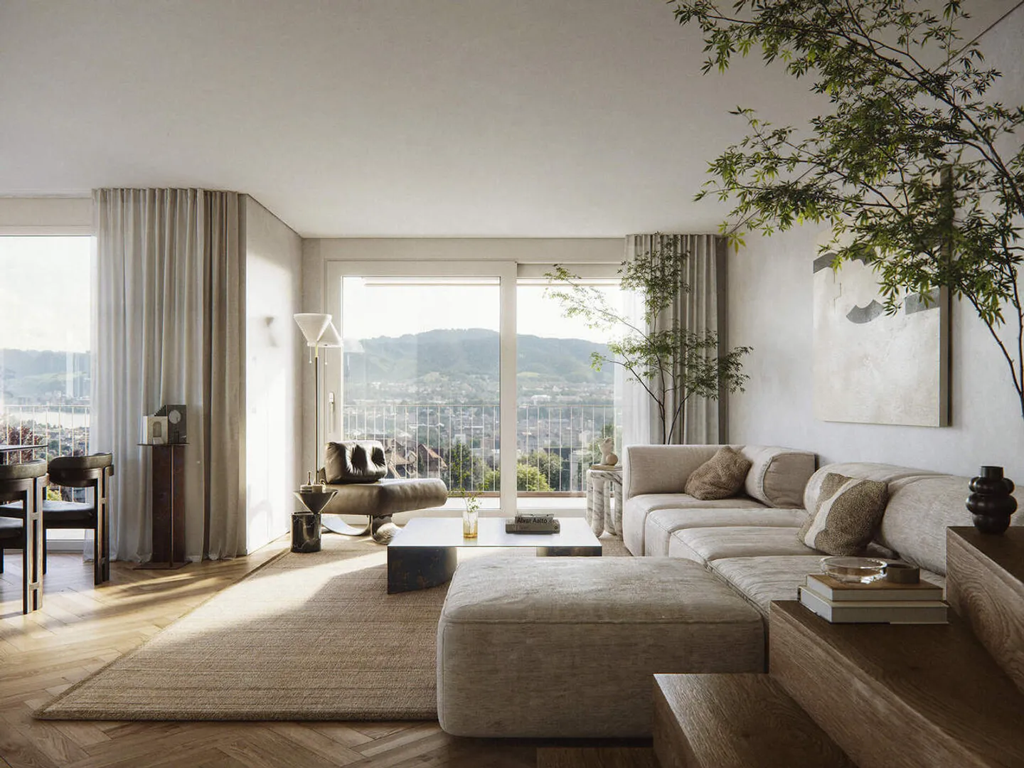 Luxuriöse Gartenwohnung in Zürich - Foto 3 von 7