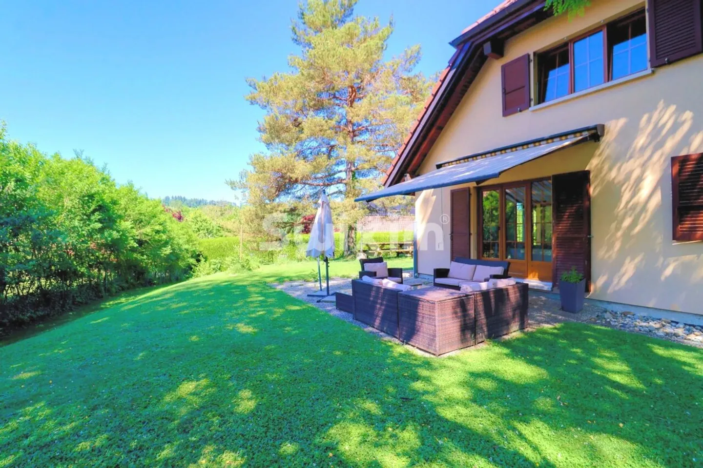 Villa indipendente, 5 camere, sauna e giardino paesaggistico - Châtillens, settore Oron - Foto 1 di 10