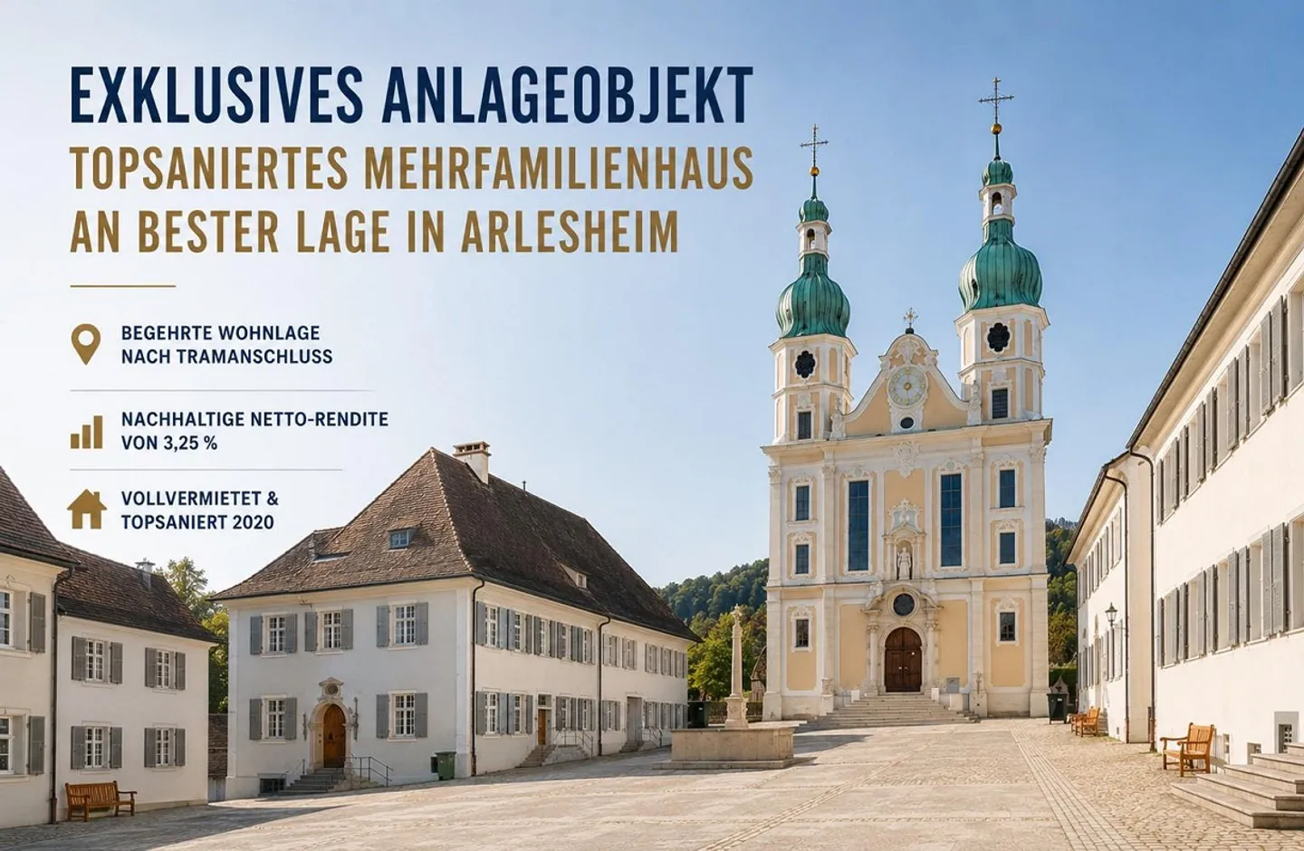 Exclusive and renovated investment property in Arlesheim in a top location - Photo 1 of 1