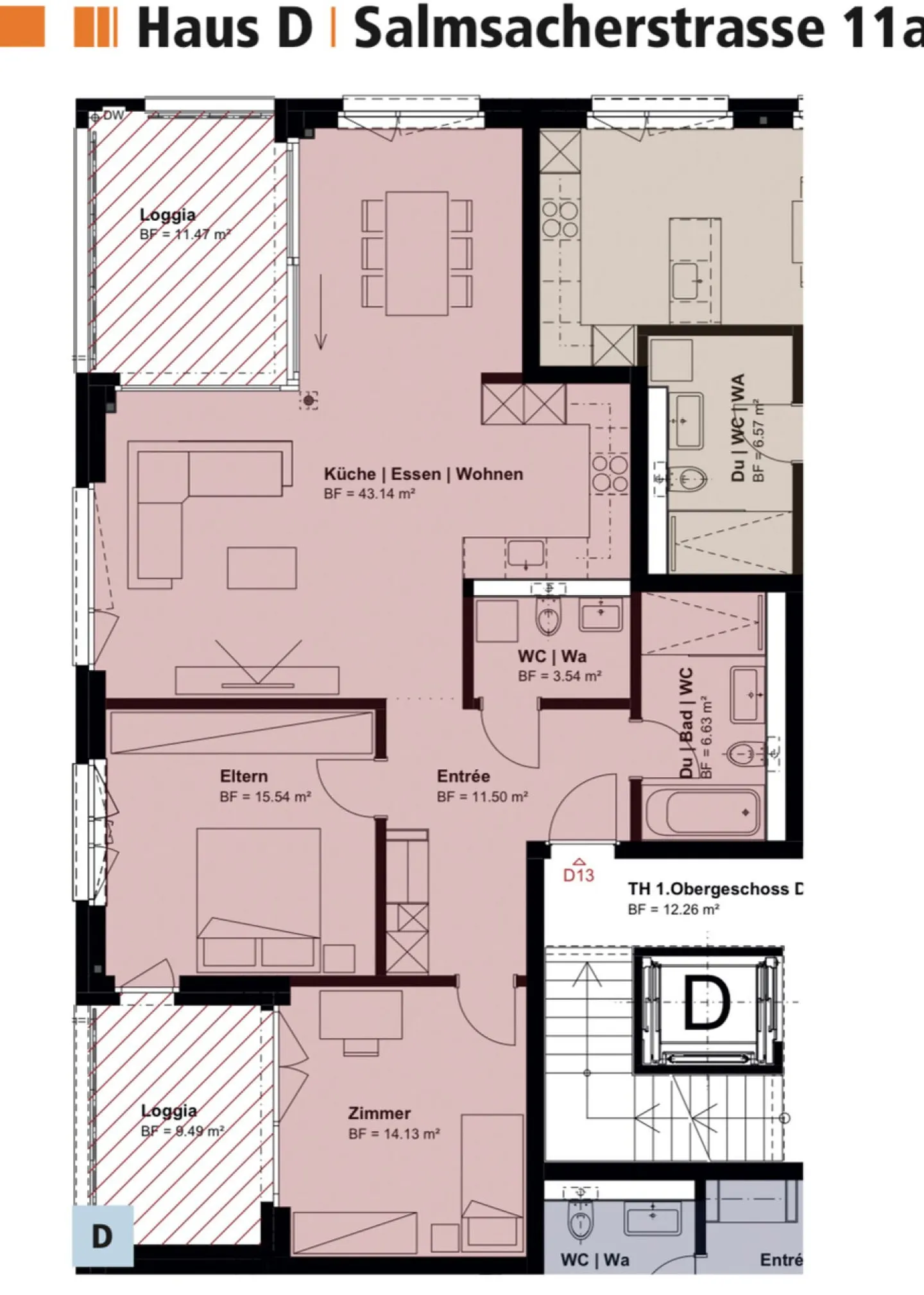 Appartement moderne de 3,5 pièces dans le développement 'À l'ancienne cordonnerie' (année de construction 2023) - Photo 12 sur 12