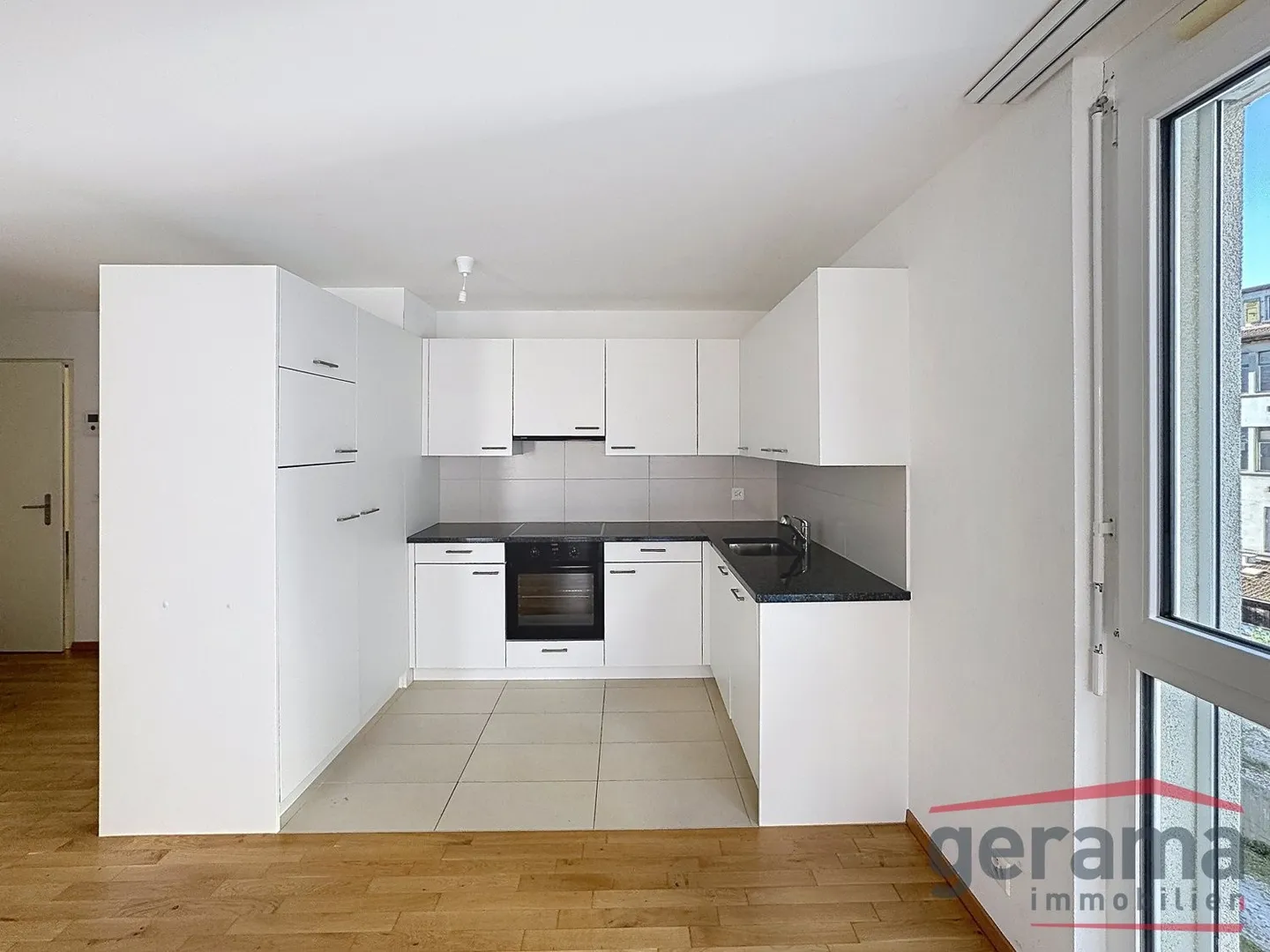 Moderne Wohnung in Pérolles - Foto 1 von 7