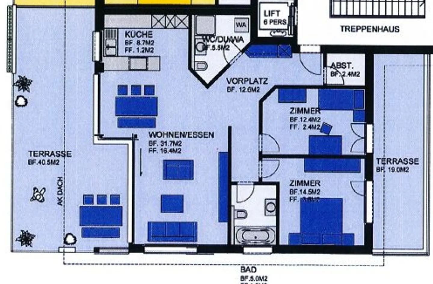 Appartamento attico attraente di 3,5 stanze - Foto 5 di 5