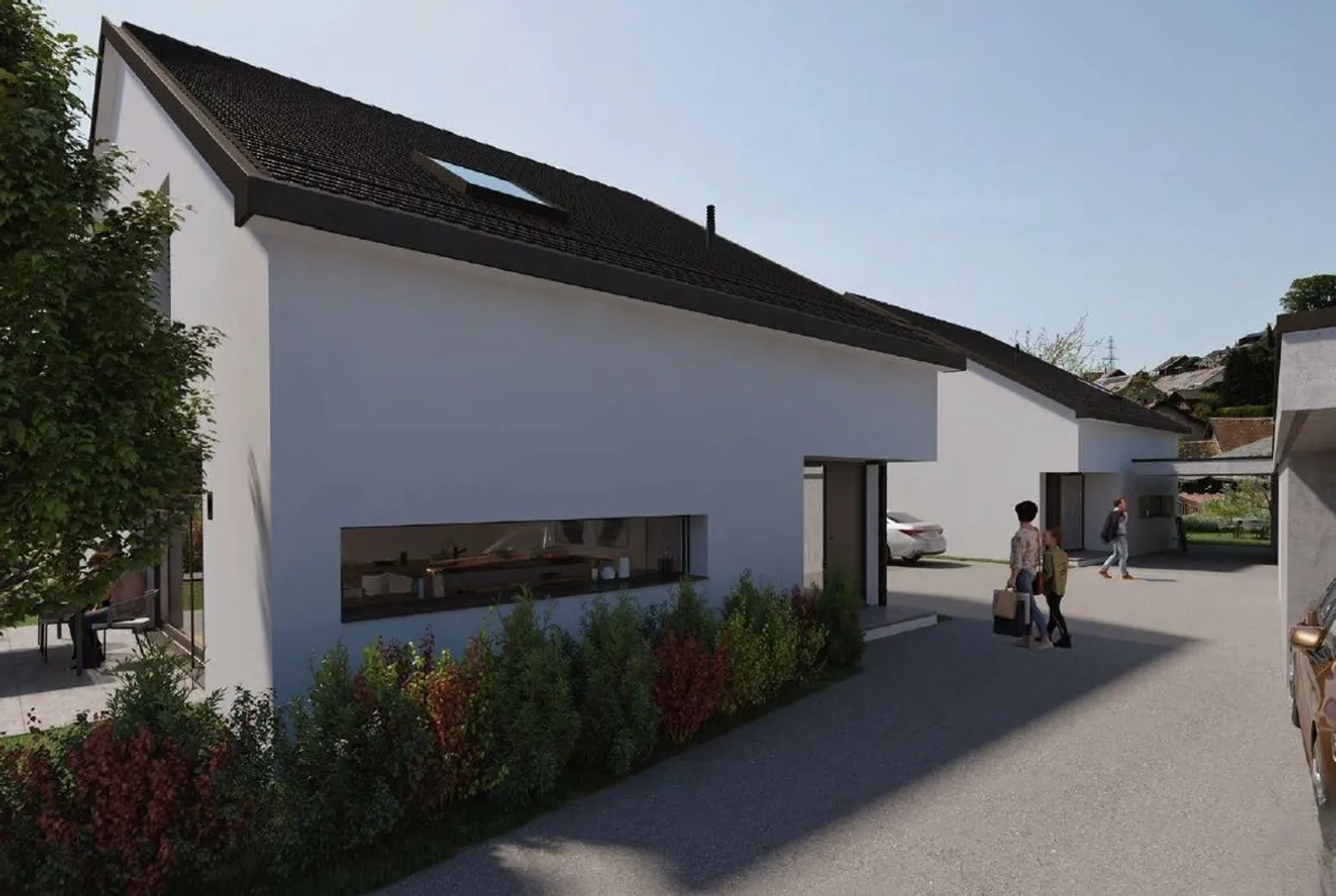 Zeitgenössische Villa in Montherod - Foto 1 von 11