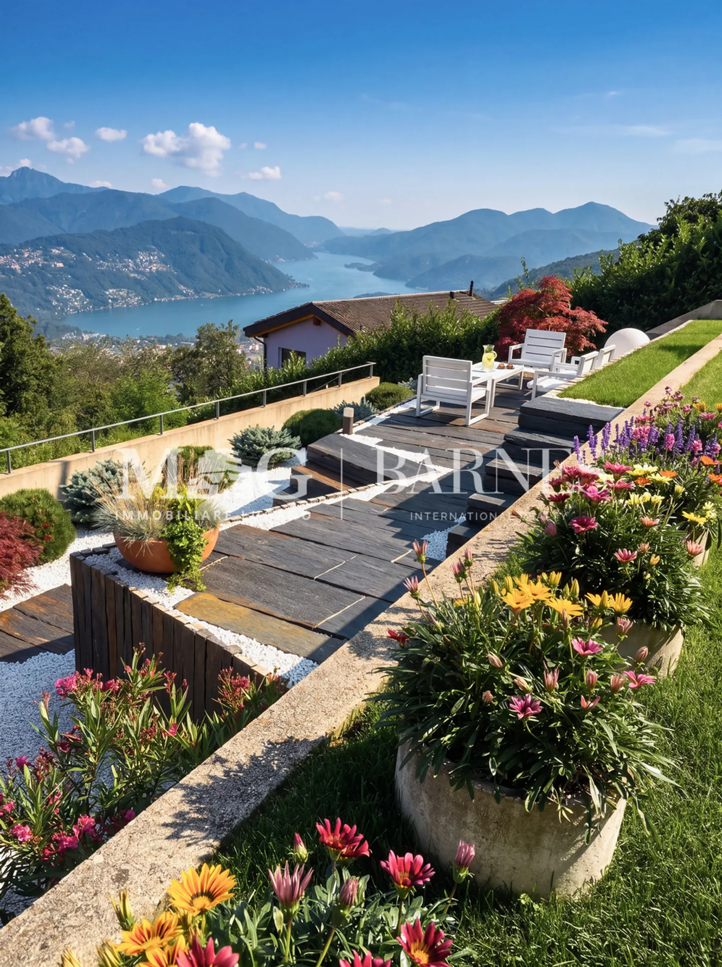 Villa moderne avec vue lac à Cademario - Photo 4 sur 11