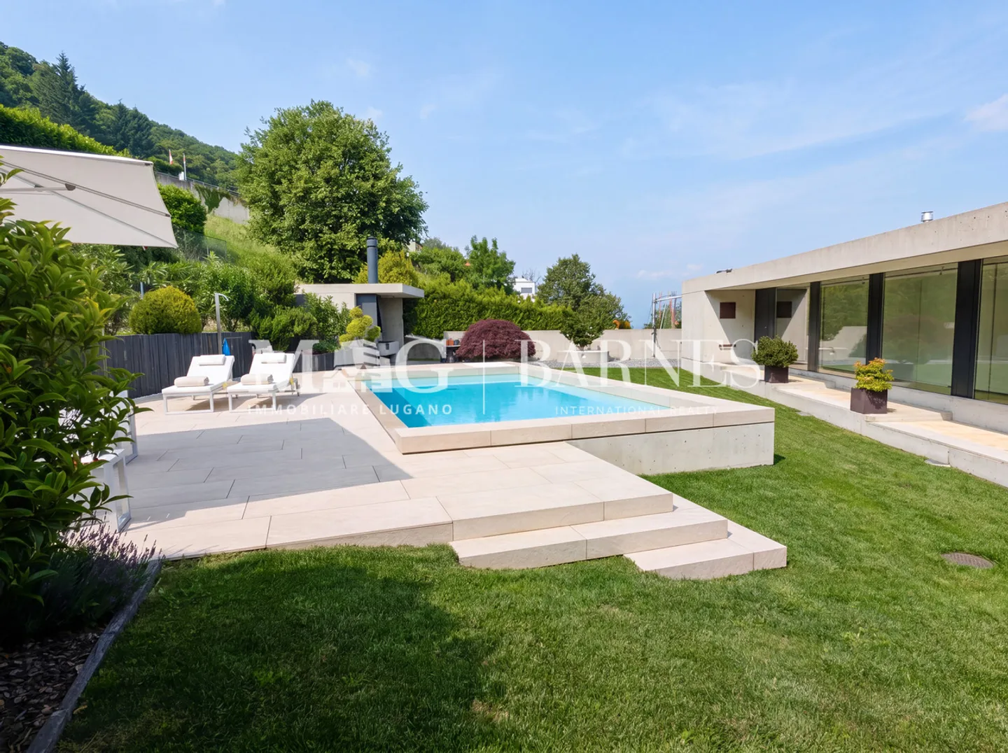 Villa moderne avec vue lac à Cademario - Photo 10 sur 11