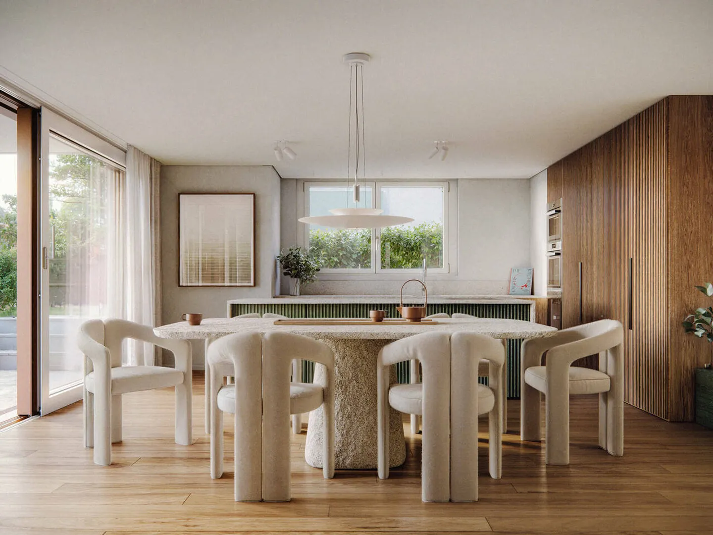 Luxuriöse Gartenwohnung in Zürich - Foto 1 von 7