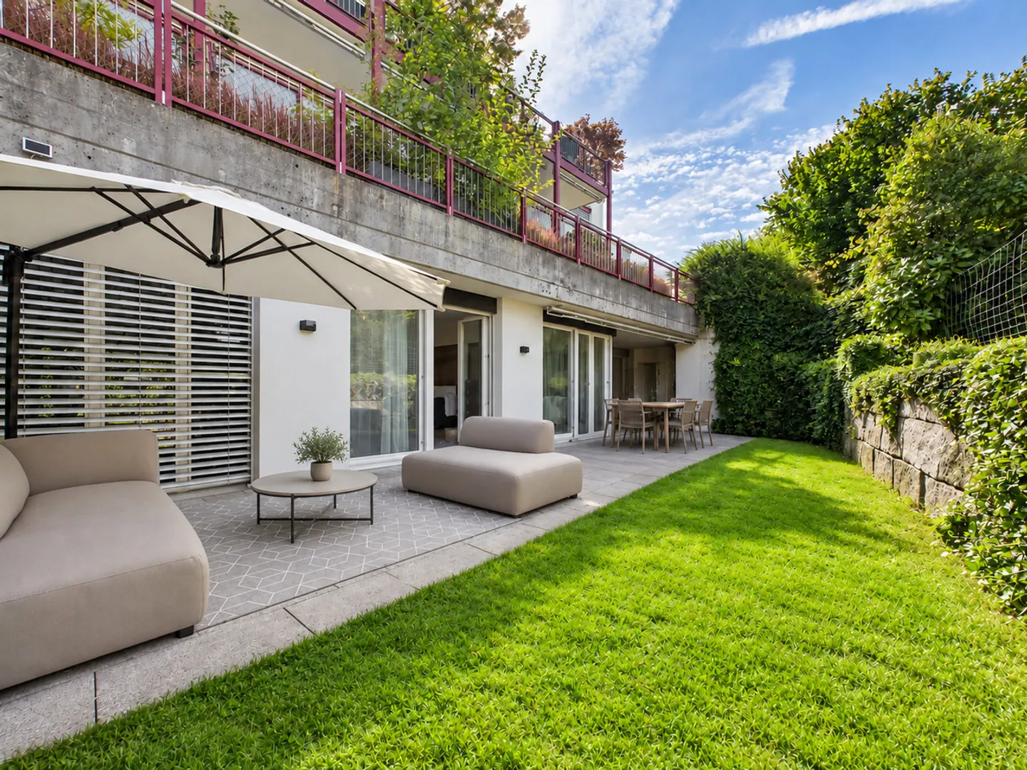 Moderne 3.5-Zimmer Gartenwohnung an top Lage - Photo 10 sur 15
