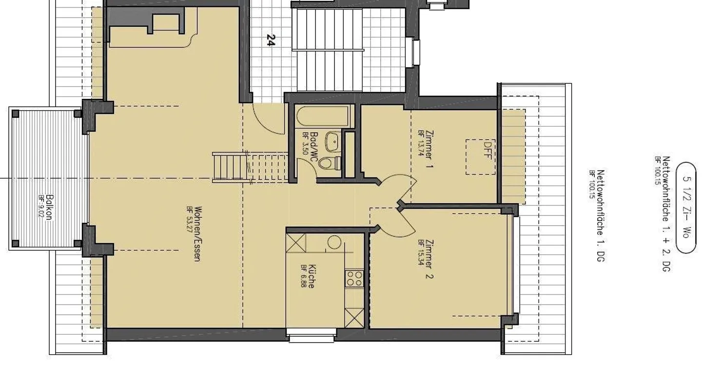 New partially renovated maisonette apartment - plenty of space for family or home office - Photo 13 of 13