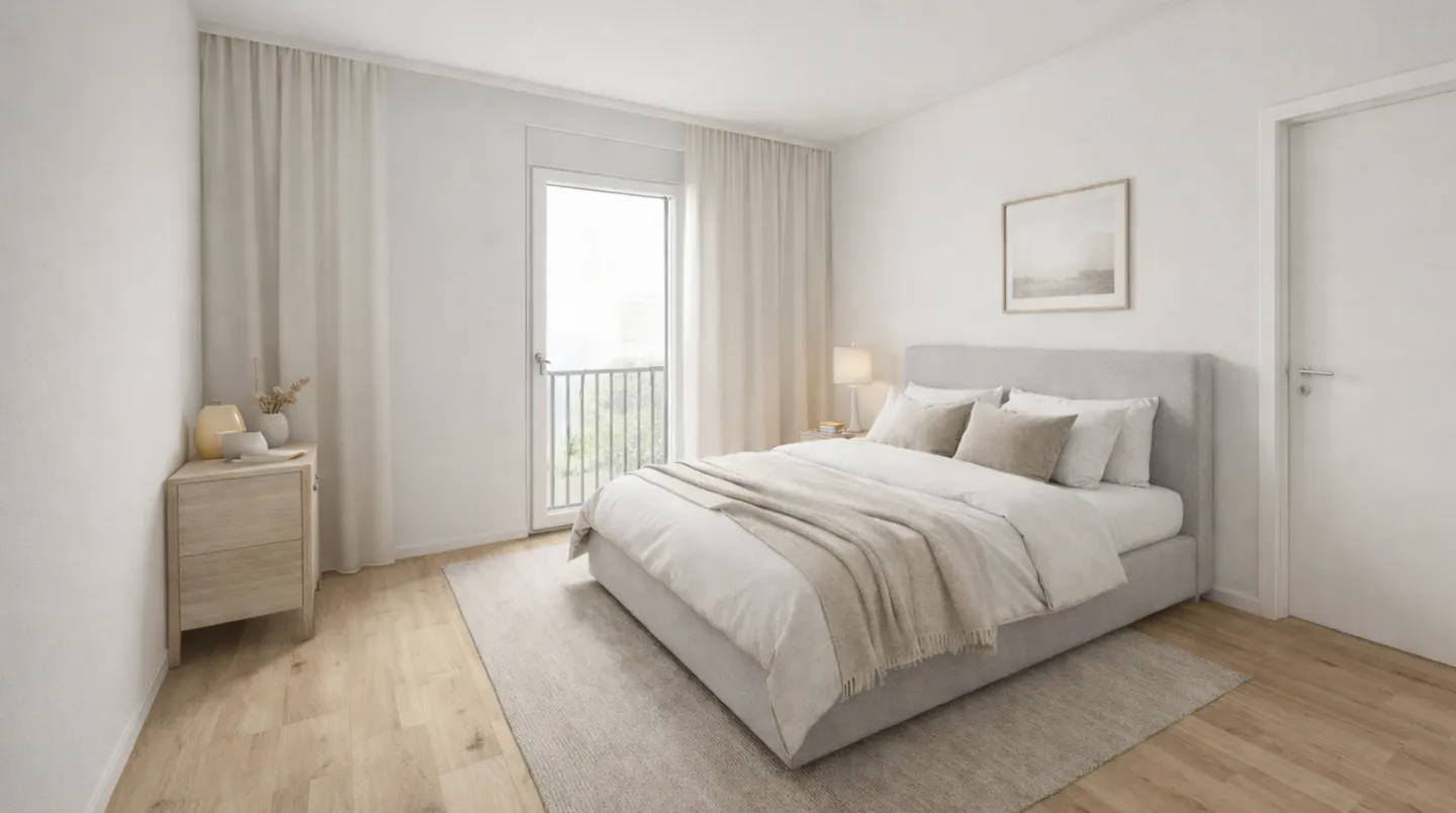 Appartement en attique avec sensation de loft et vue panoramique sur le lac de Constance - Photo 3 sur 12