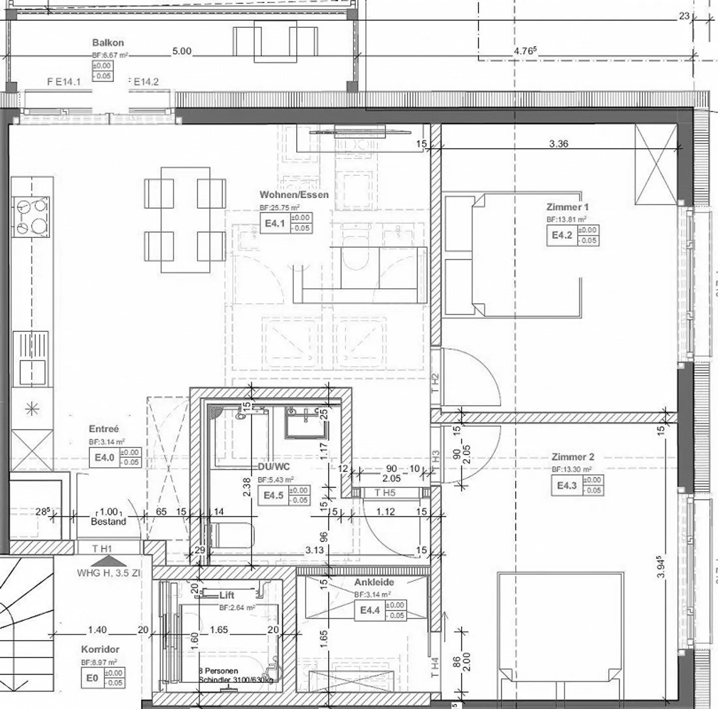 Completely Renovated 3.5 Room Apartment (Type H) - Photo 3 of 3