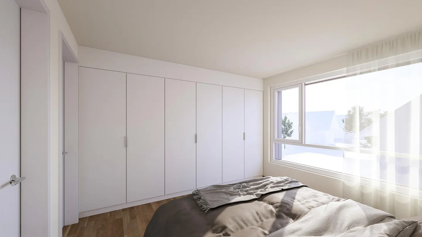 Moderne 3.5-Zimmer Wohnung mit Balkon - Foto 7 von 11