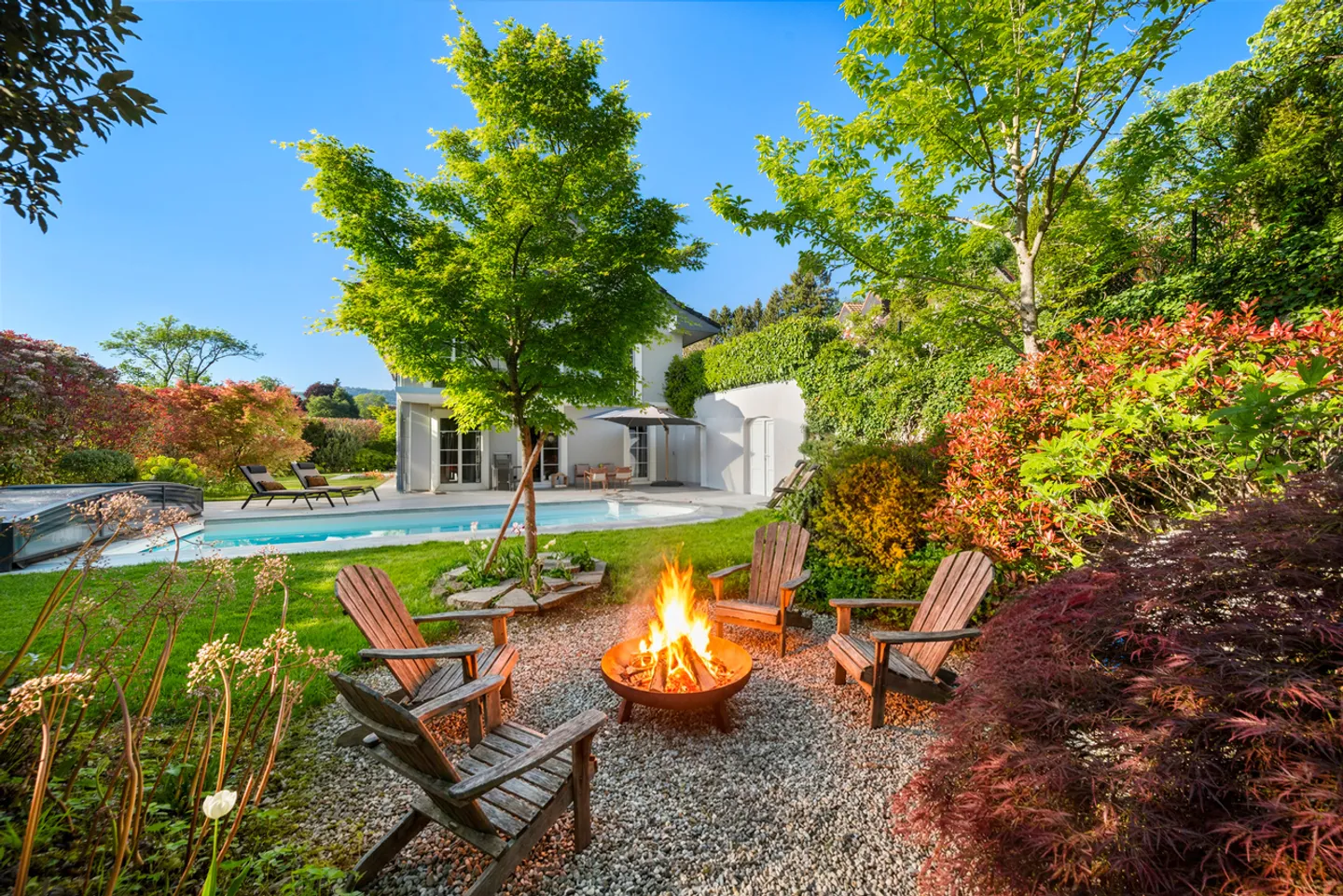 Belle propriété familiale avec vue sur le lac et piscine à Blonay - Photo 23 sur 24