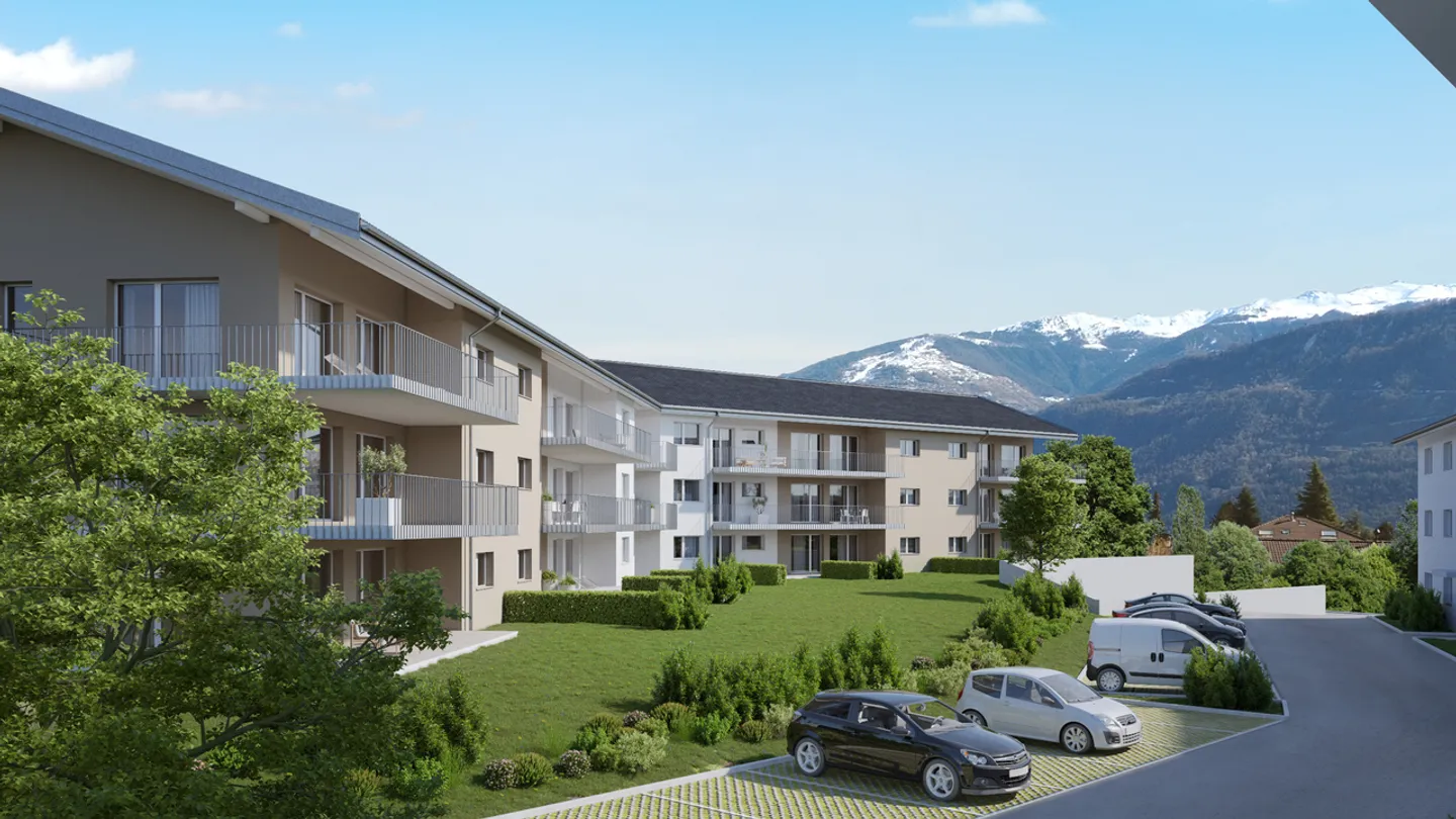 Geräumige Familienwohnungen in Ardon - Foto 2 von 18