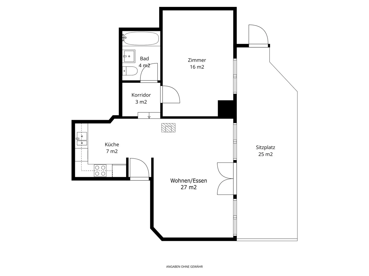 Appartamento giardino 2,5 stanze con patio soleggiato - Foto 11 di 11
