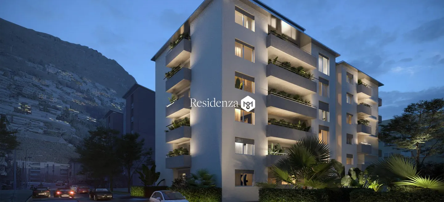 Viganello - Zu vermieten 2,5-Zimmer-Wohnung mit Balkon - Foto 2 von 4