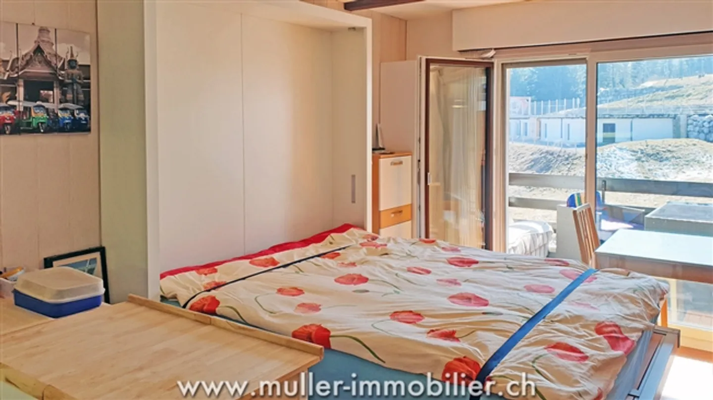 Friendly studio facing south in Torgon - Photo 5 of 13