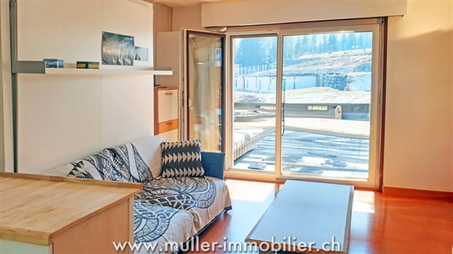 Friendly studio facing south in Torgon - Photo 6 of 13