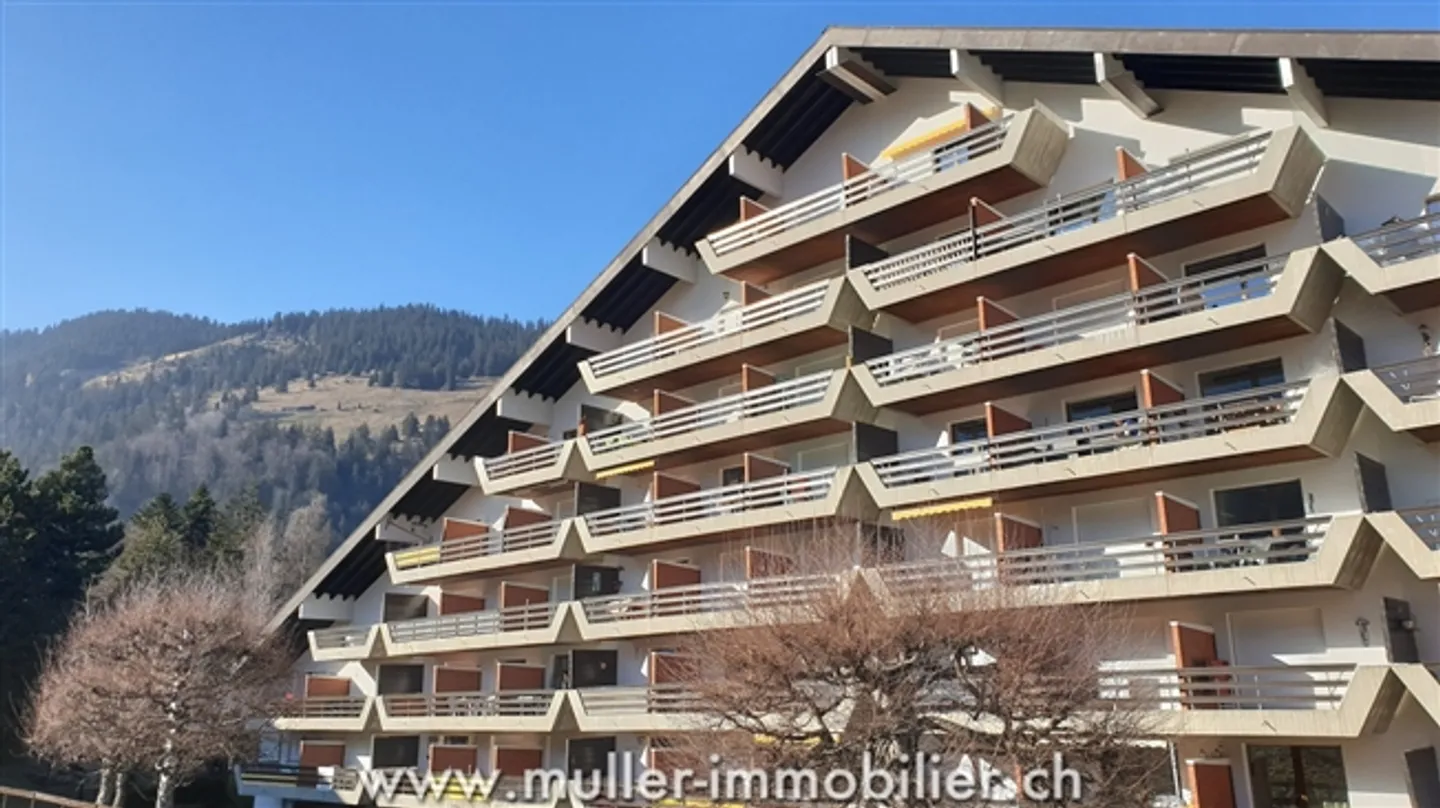 Friendly studio facing south in Torgon - Photo 12 of 13