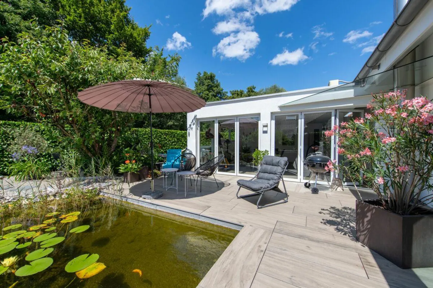 Architectural Jewel with Gallery, Garden Paradise and Natural Pond - Photo 20 of 26