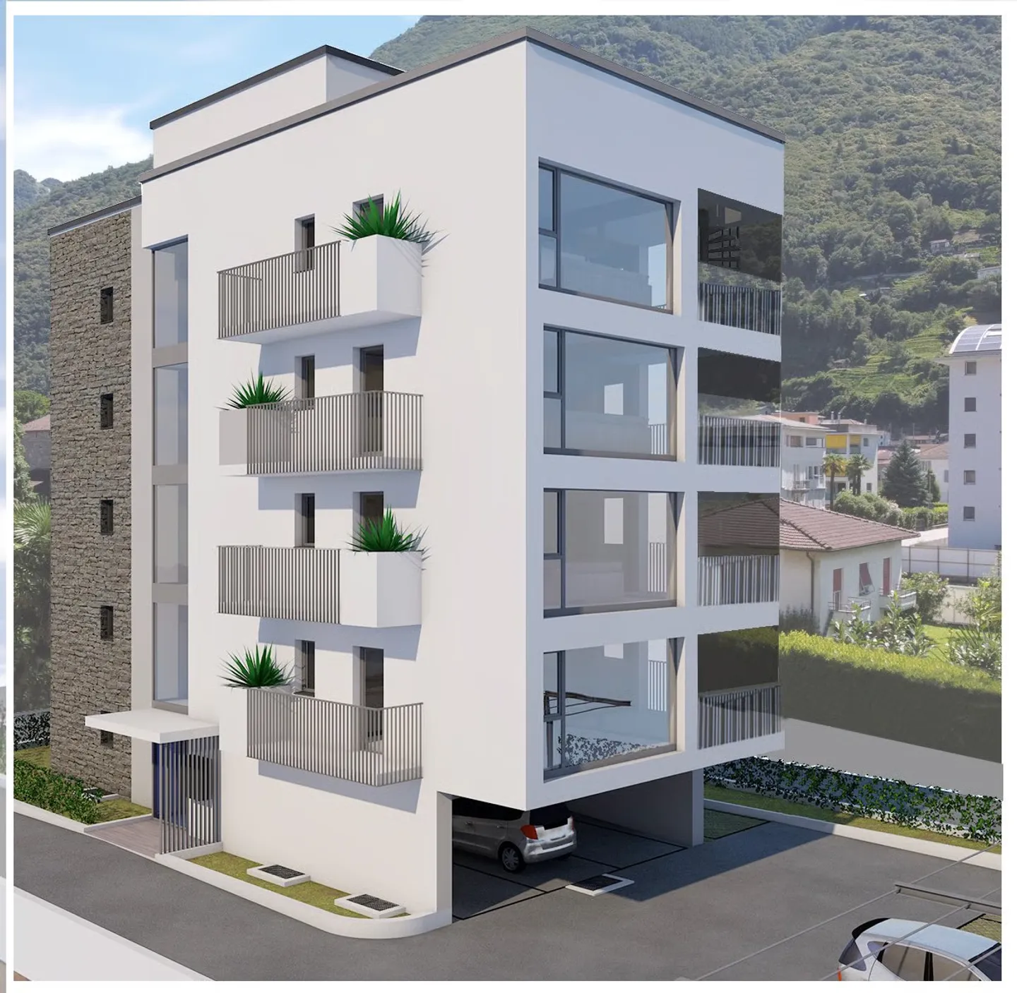 Neues 4,5 Zimmer Apartment in Bellinzona - Foto 2 von 5