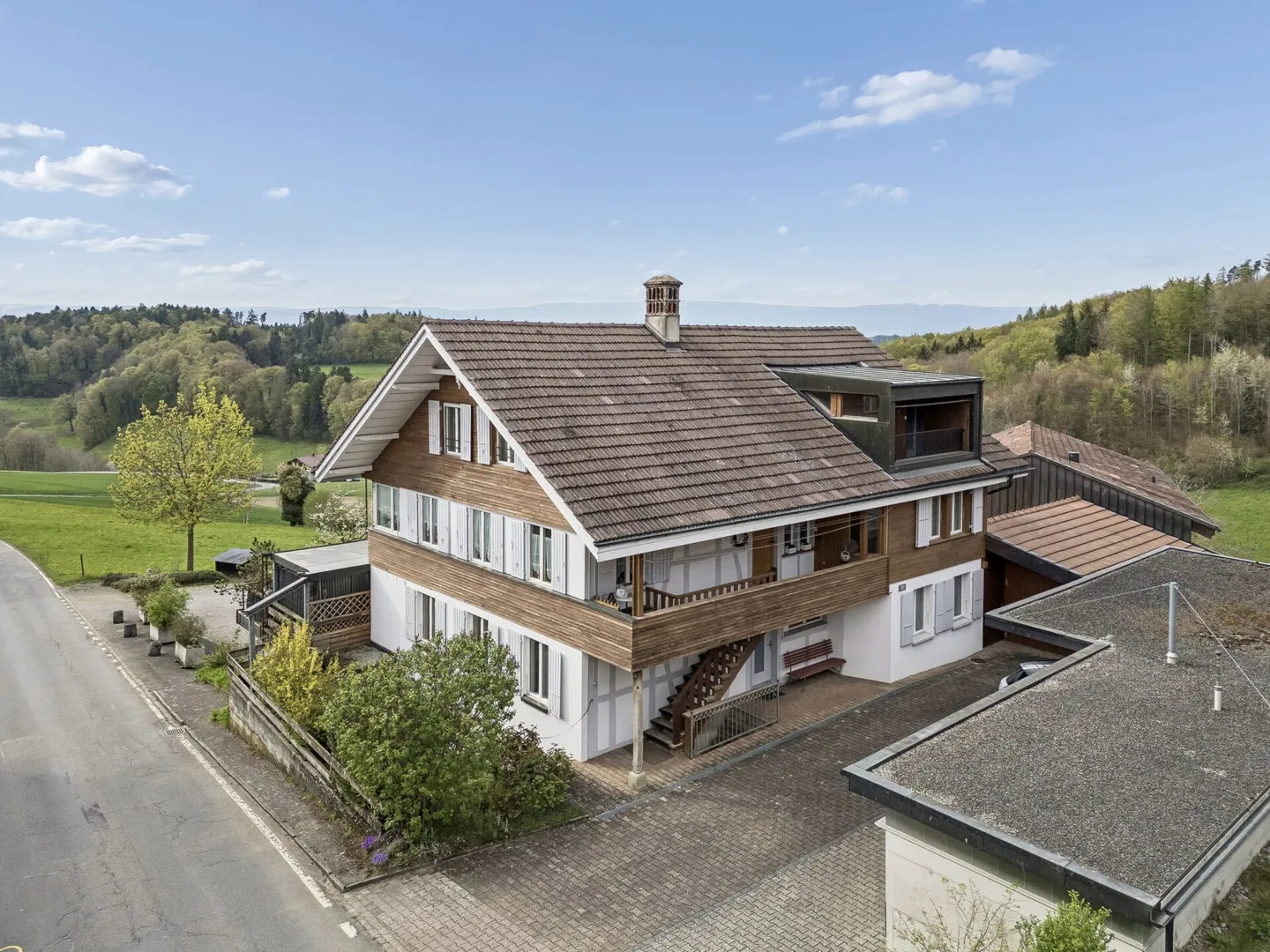 Versatile multi-family house with three units and attached single-family house with pool - Photo 2 of 13