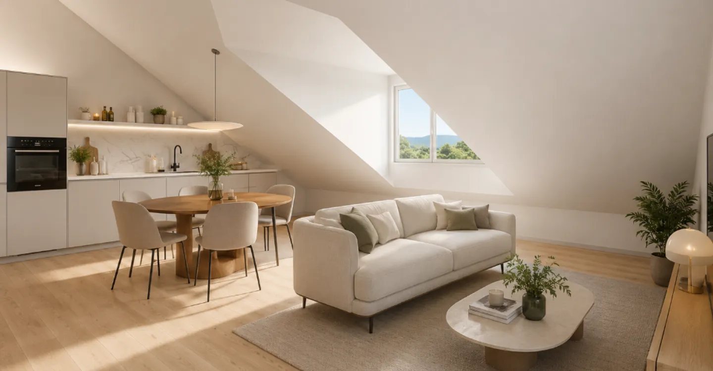 Magnifico attico di 3,5 stanze di alto standing - Foto 1 di 3