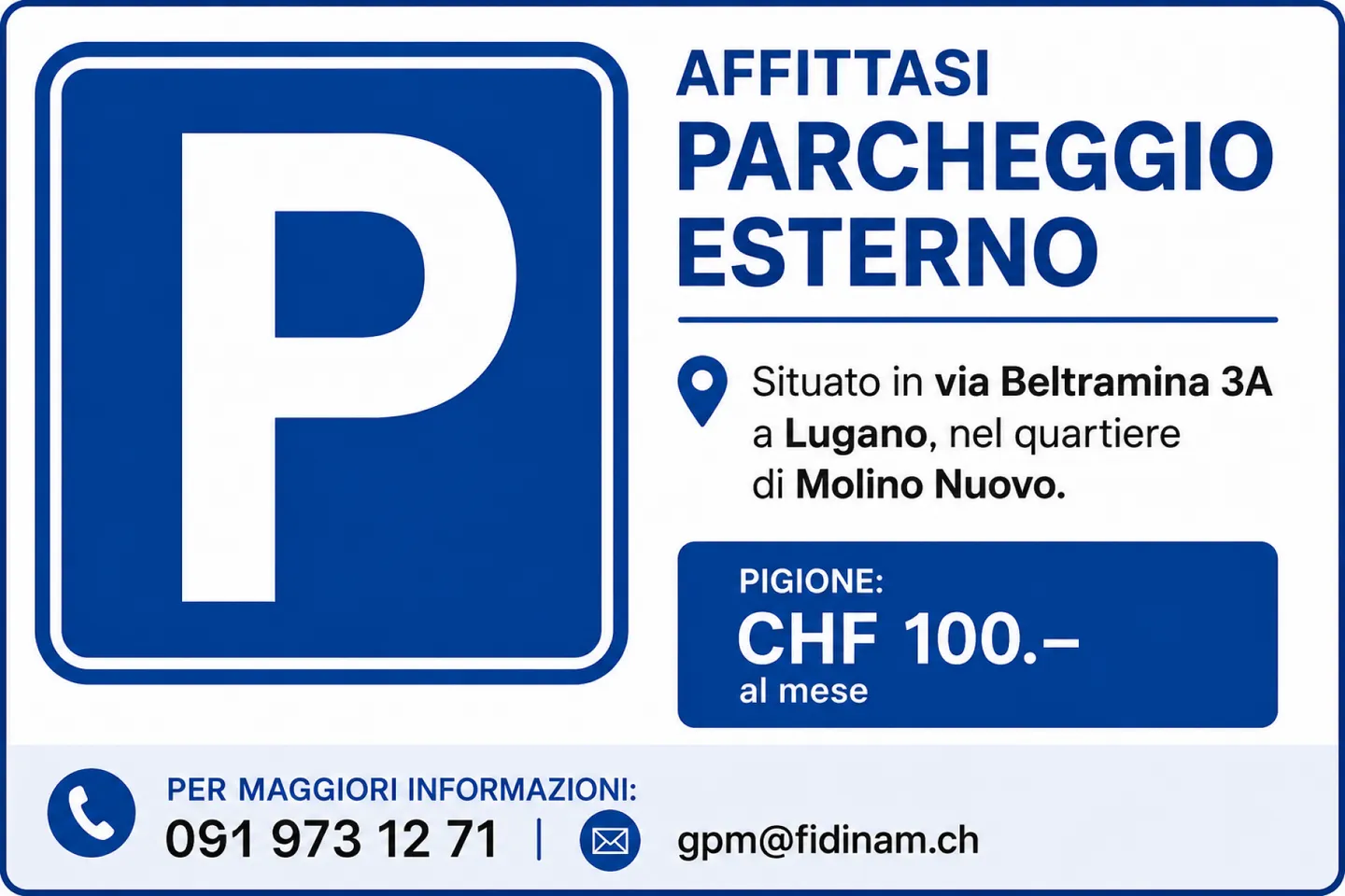 External parking Molino Nuovo - Photo 1 of 1