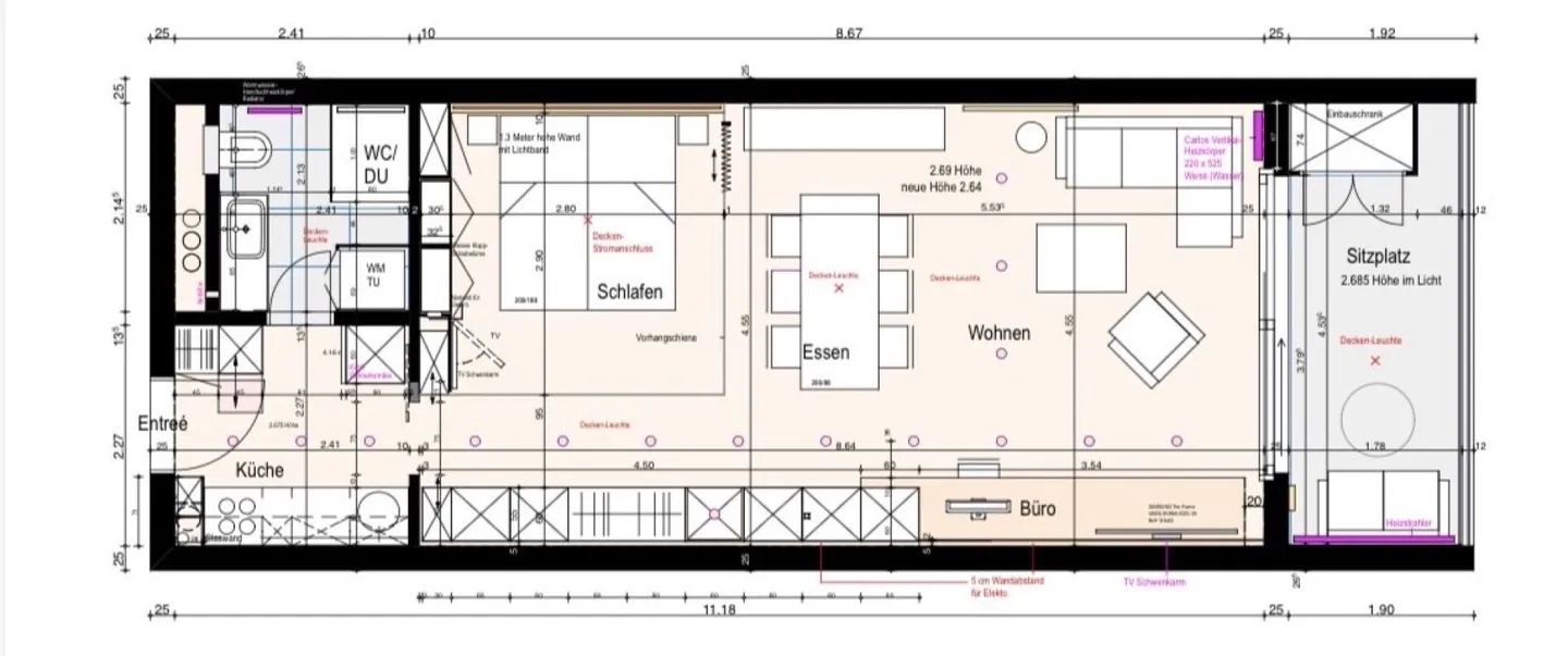 Large 1.5-room apartment with magnificent distant view - Photo 10 of 10