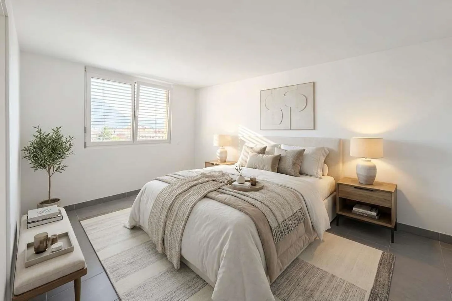 Spacieux et lumineux 3.5 pièces avec terrasse et vue dégagée - Photo 4 sur 13