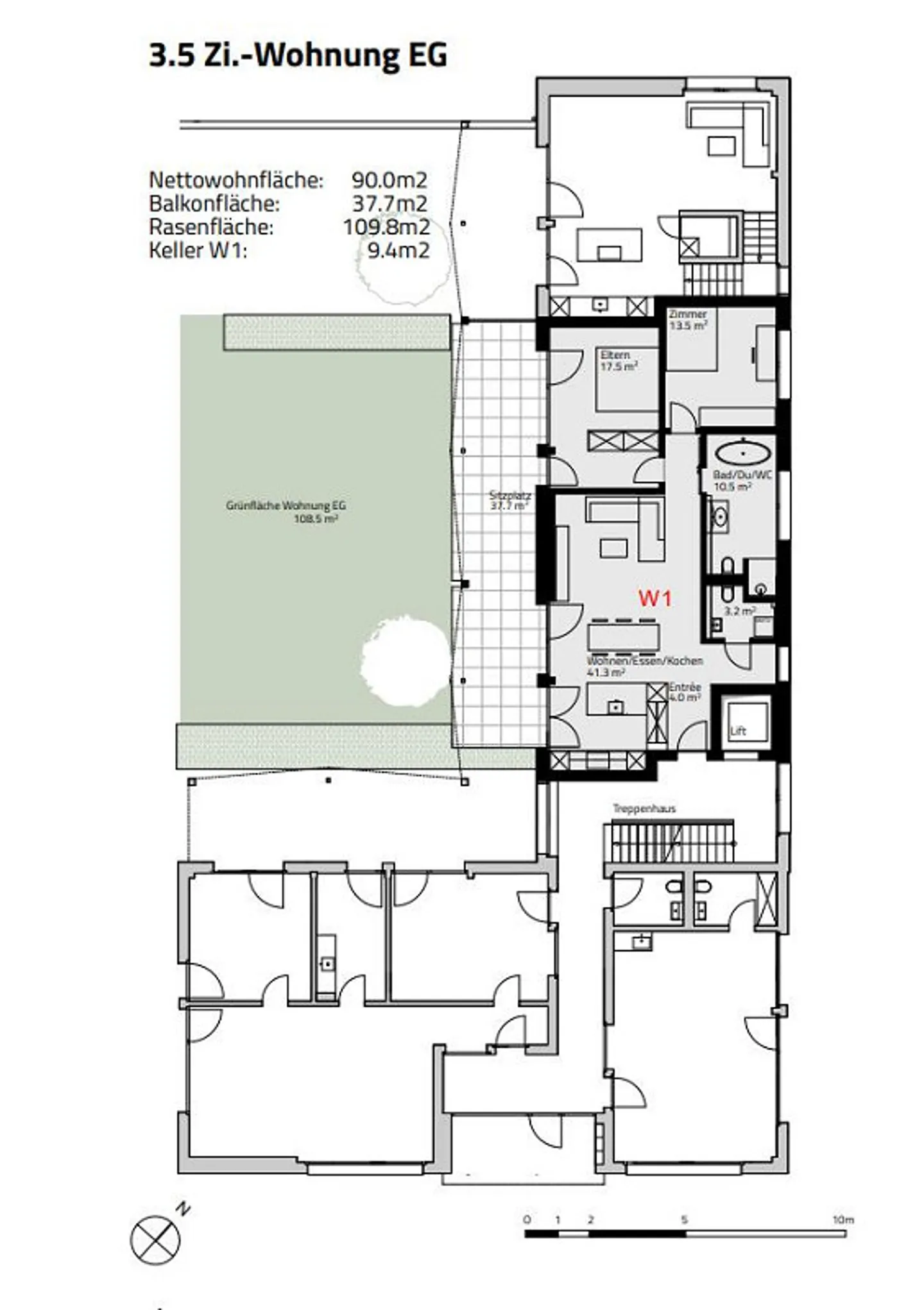 Appartamento moderno e centralmente situato nello standard di proprietà - Foto 19 di 19
