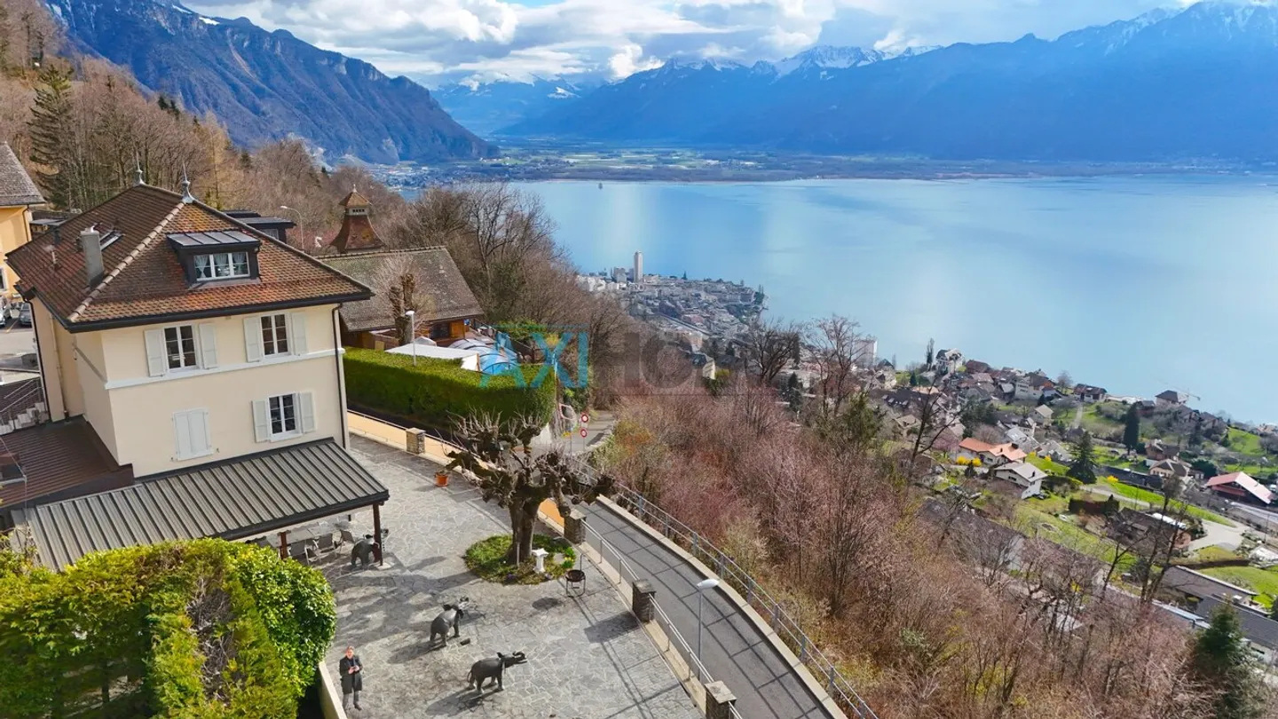 IN ESCLUSIVA! Villa padronale con vista panoramica su Montreux - Foto 23 di 27