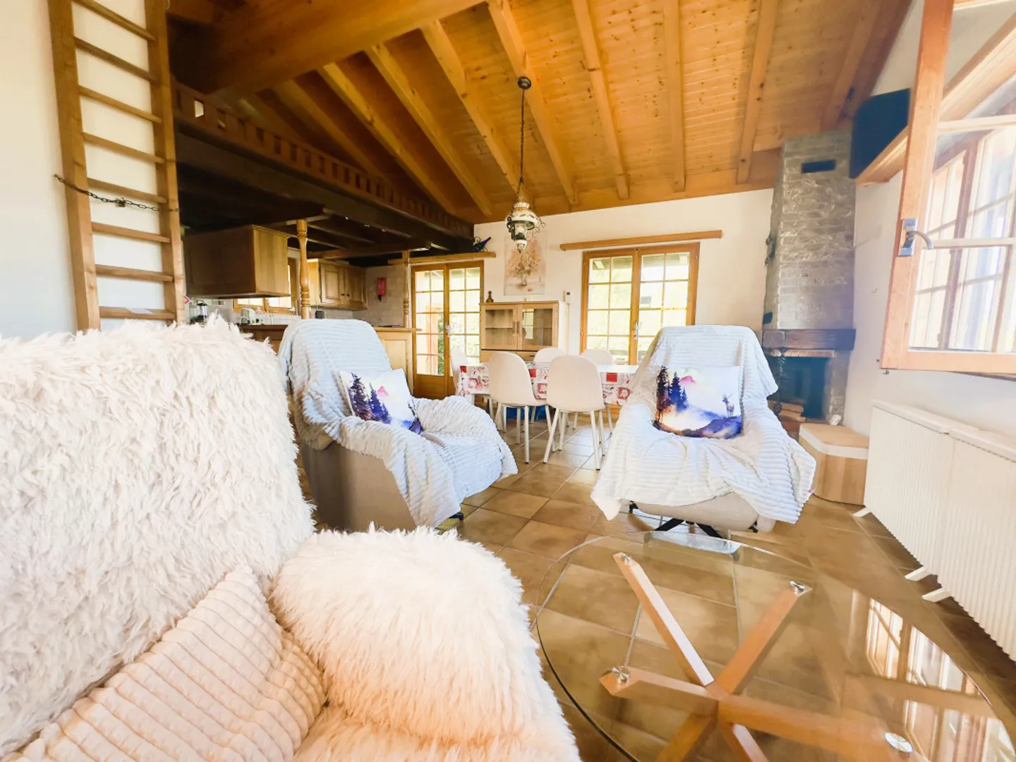 MAYENS DE SION - Individual chalet on a 1422 m2 plot near Thyon - Photo 7 of 8