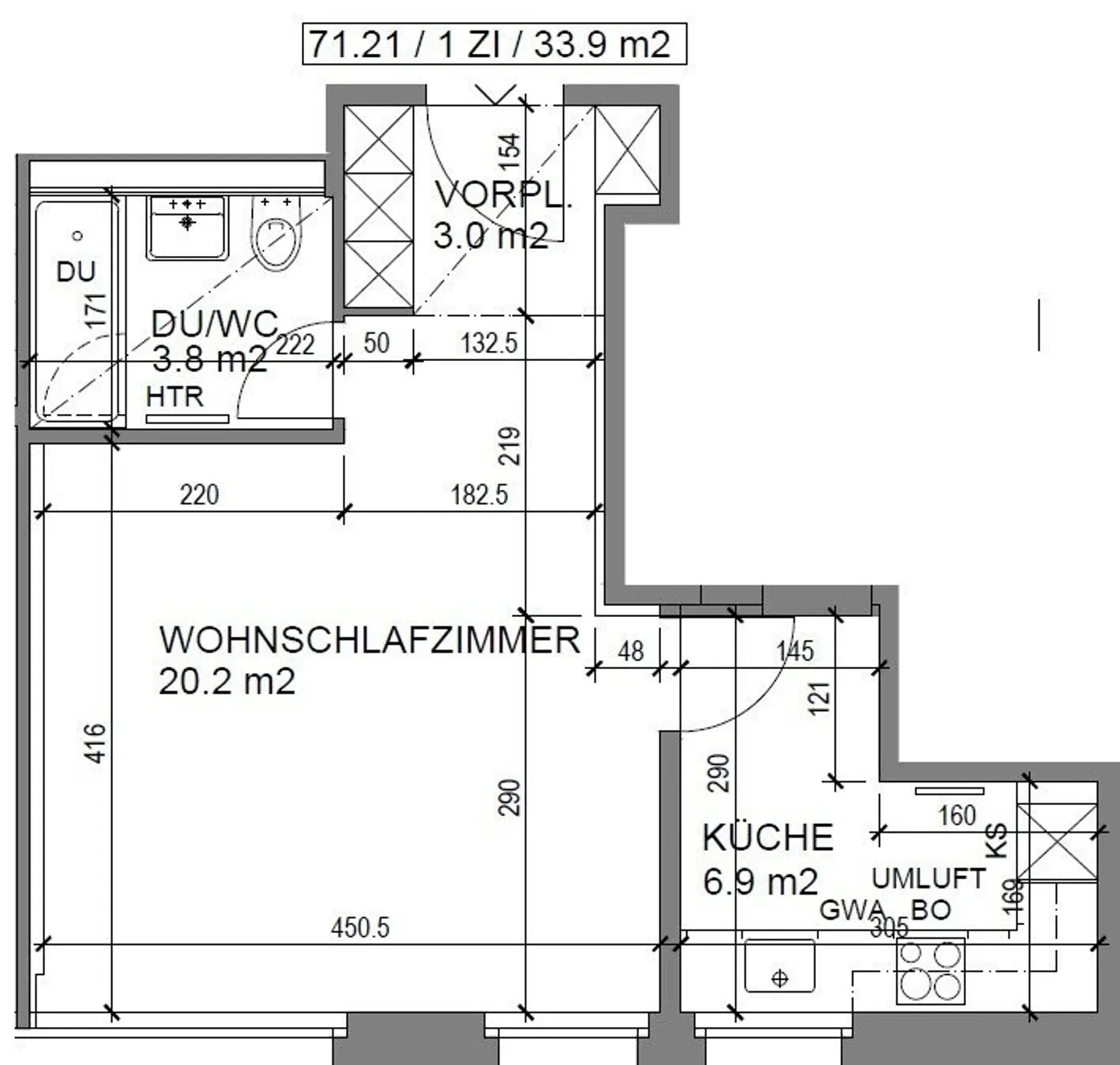 Appartamento studio in una posizione centrale - Foto 5 di 7