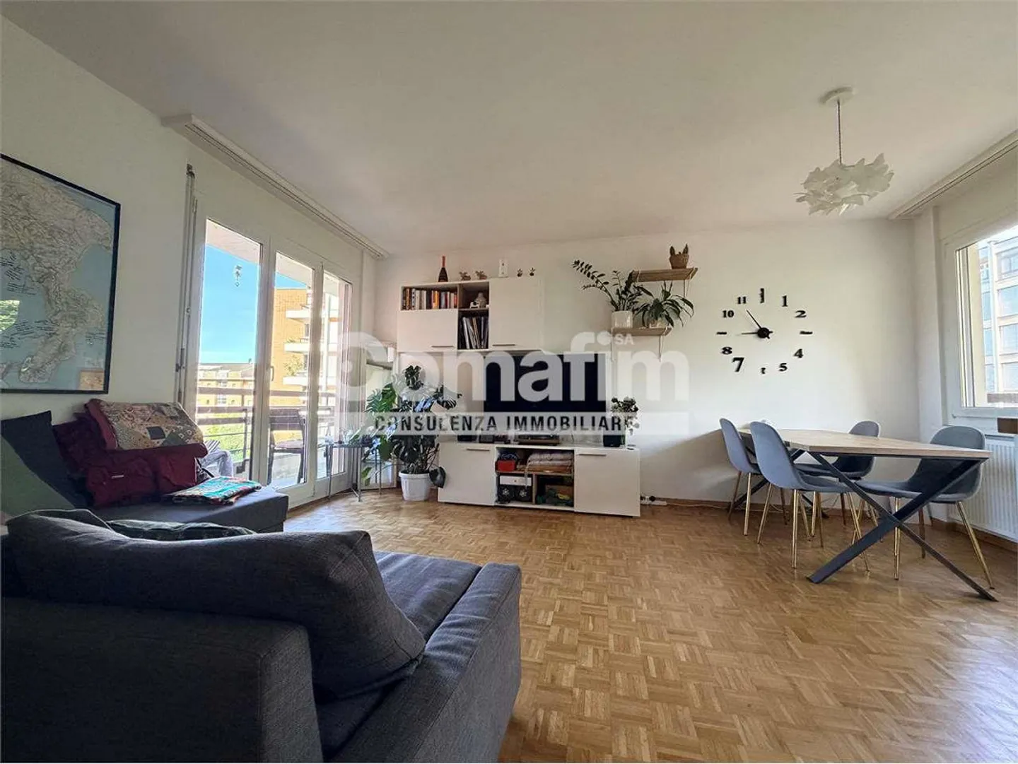Viganello - Bright 3.5-room apartment with large terraces and parking - Photo 3 of 13