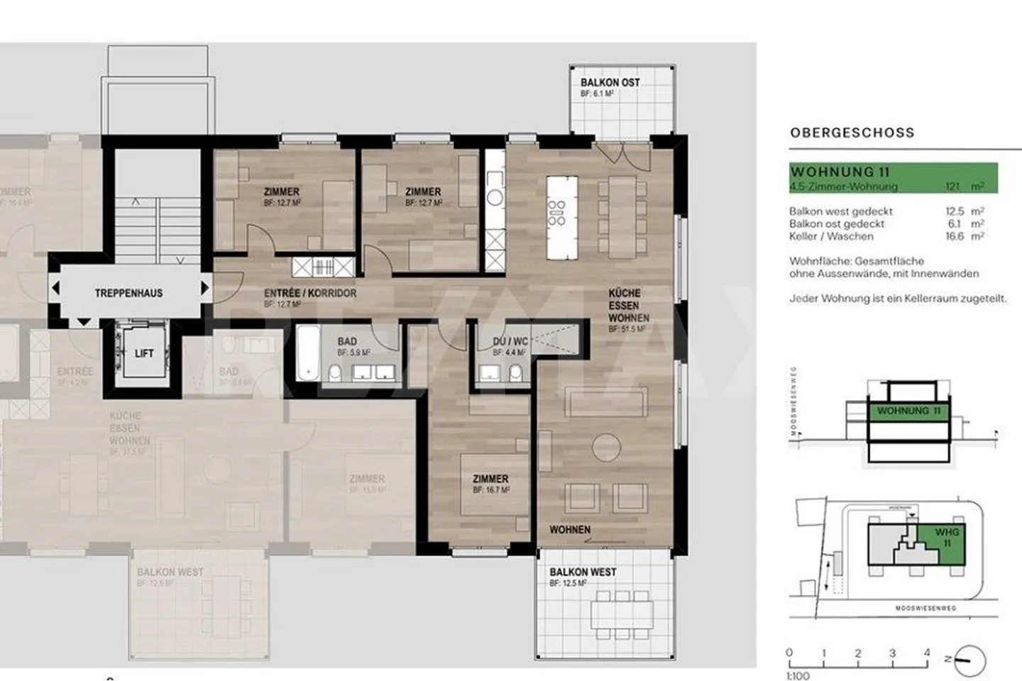 Living at Mooswiesenweg - spacious 4.5-room apartment on the upper floor with two... - Photo 2 of 5