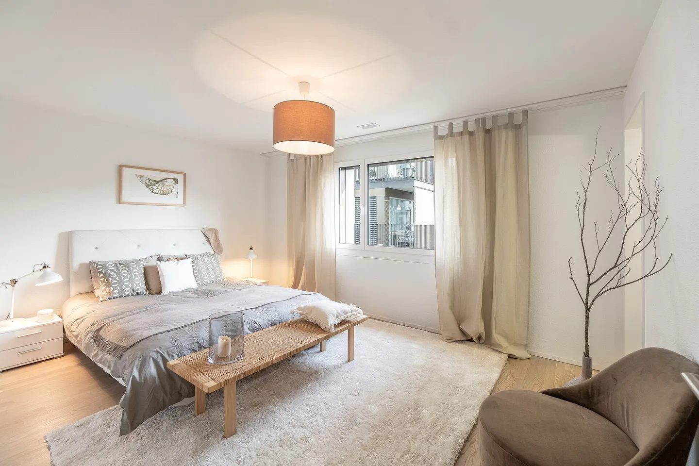 Appartement moderne spacieux de 3,5 pièces à Rothenburg avec vue - Photo 4 sur 7