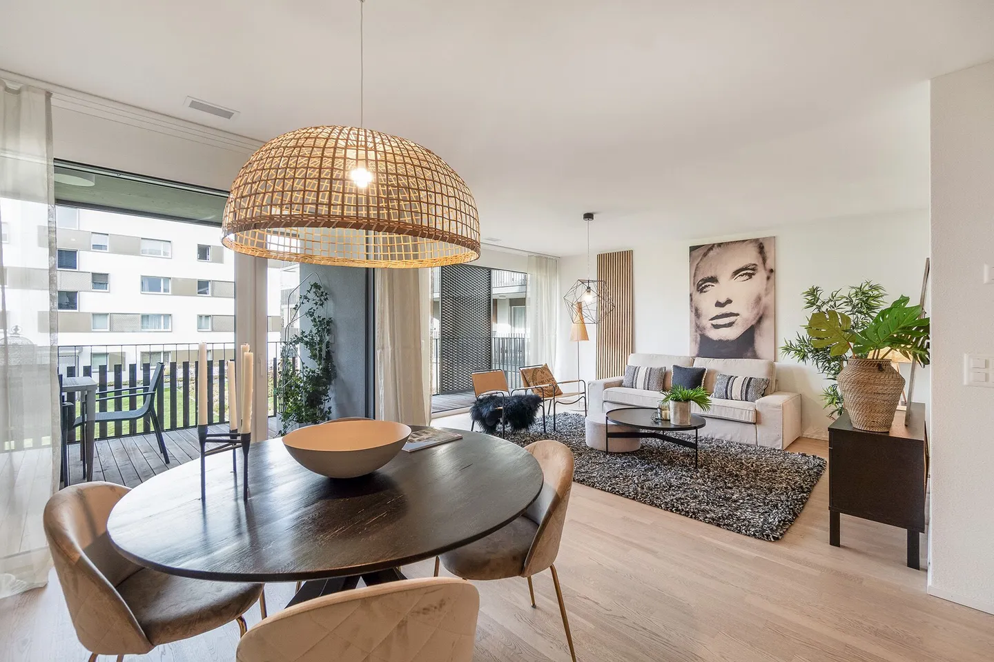 Appartement moderne spacieux de 3,5 pièces à Rothenburg avec vue - Photo 6 sur 7