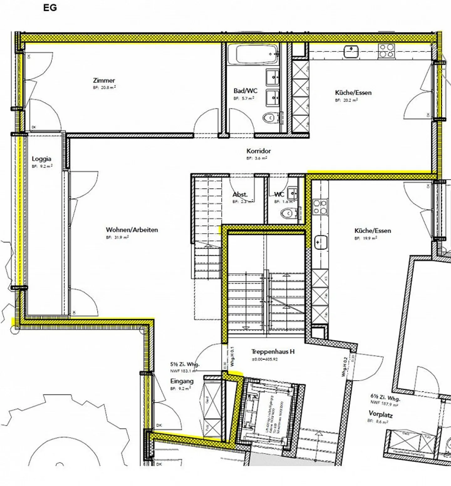 Appartement en duplex 5.5 pièces rez-de-chaussée/1er étage, 8048 Zurich à louer - Photo 13 sur 13