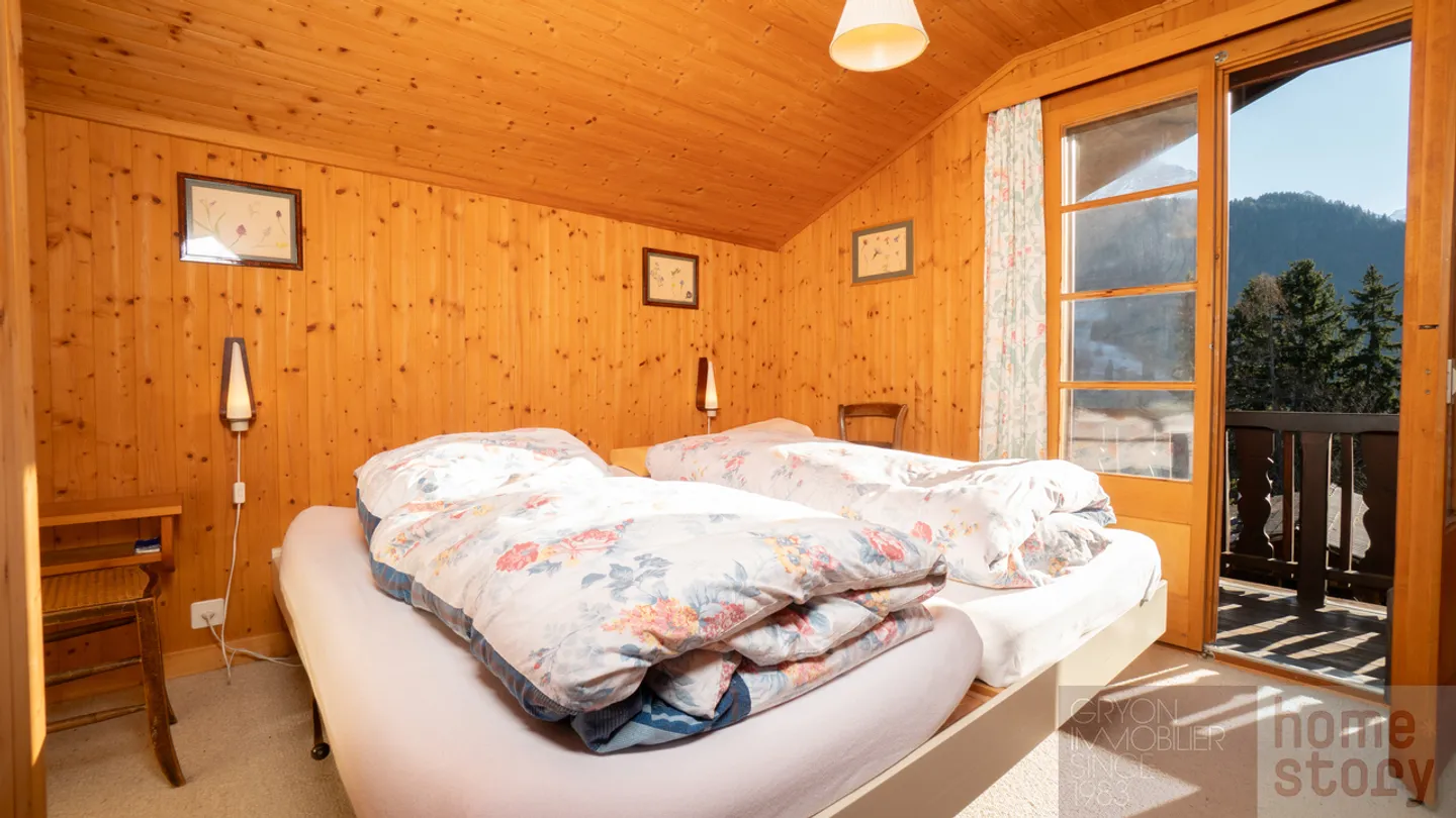 Chalet a Gryon con terreno, tranquillo, vicino agli impianti sciistici, residenza secondaria - Foto 18 di 22