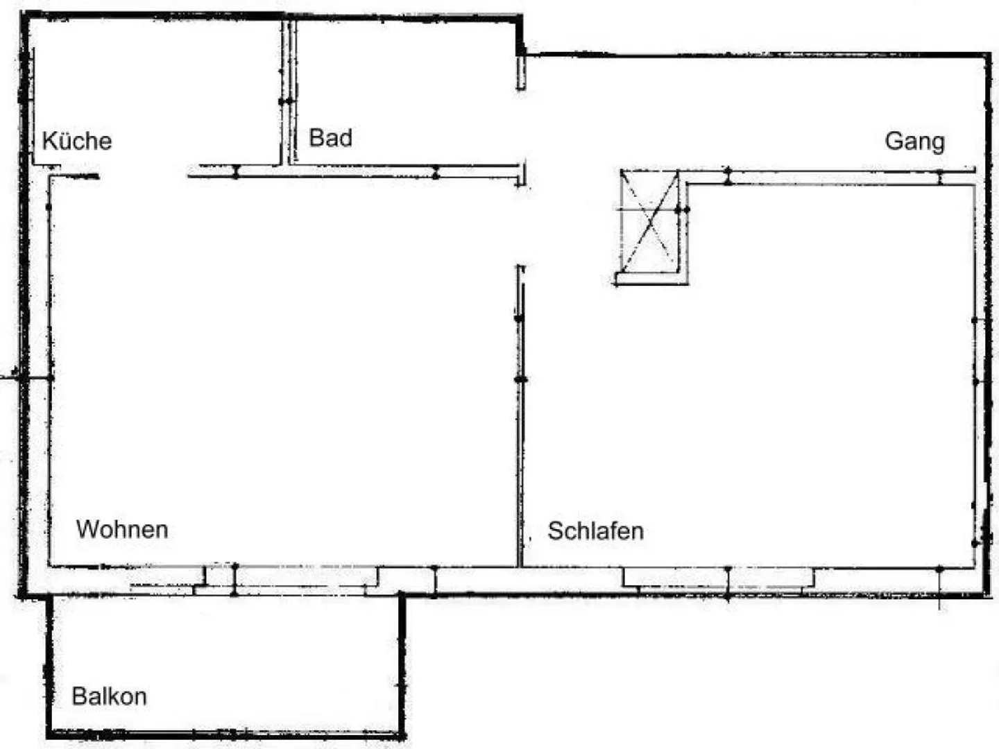Gemütliche Wohnung mit Balkon in Buchthalen - Foto 5 von 5