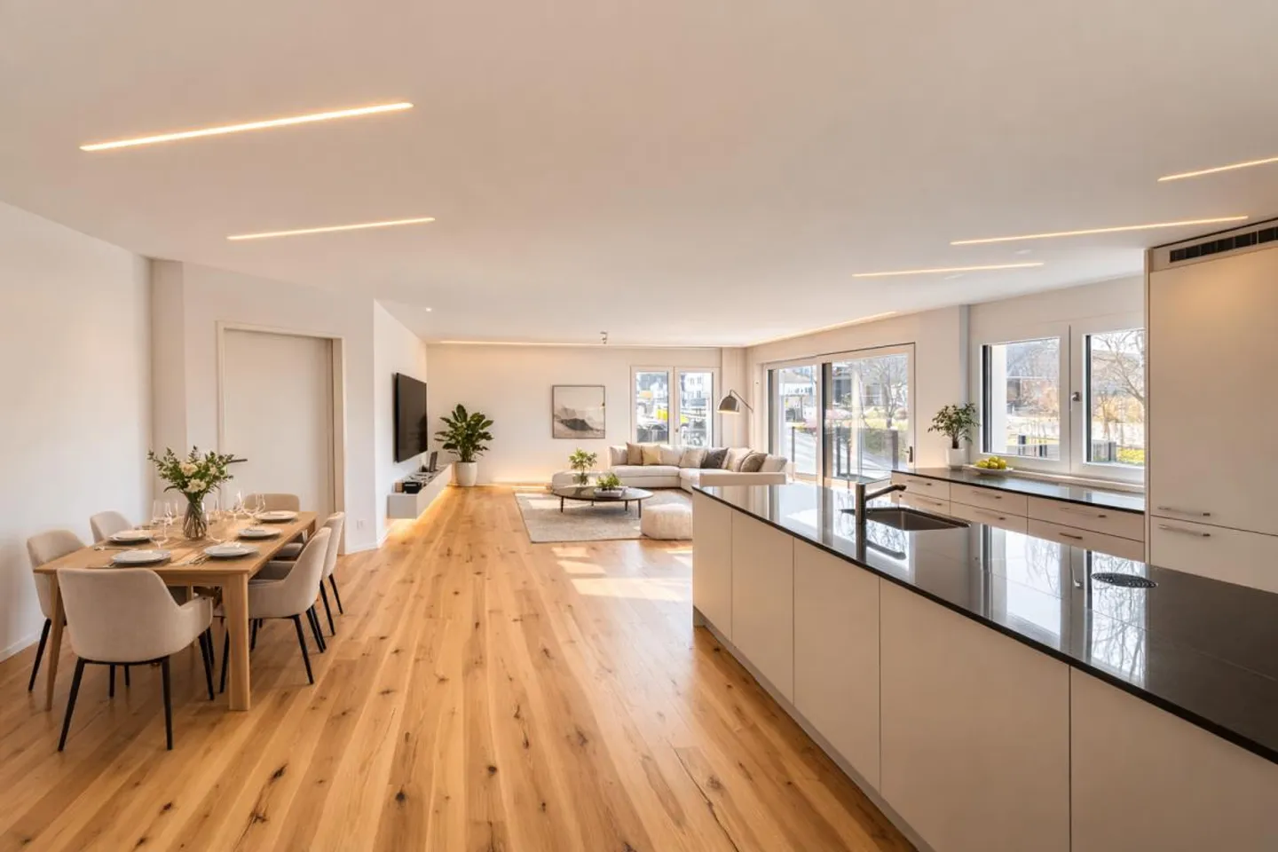 Moderne 3.5-Zimmer Wohnung mit Balkon - Foto 1 von 8