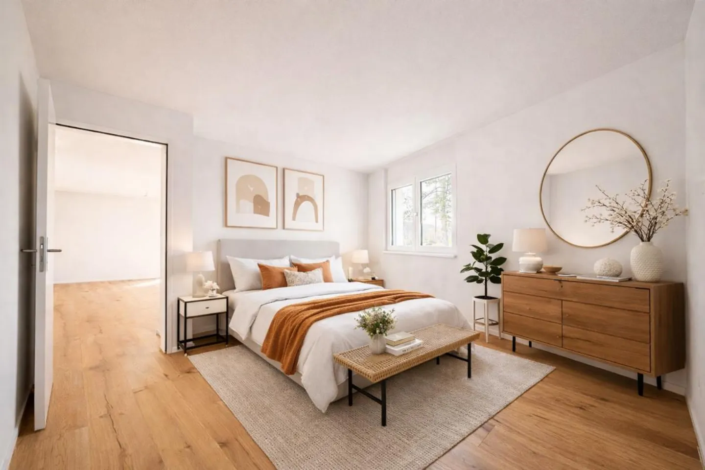 Moderne 3.5-Zimmer Wohnung mit Balkon - Foto 3 von 8