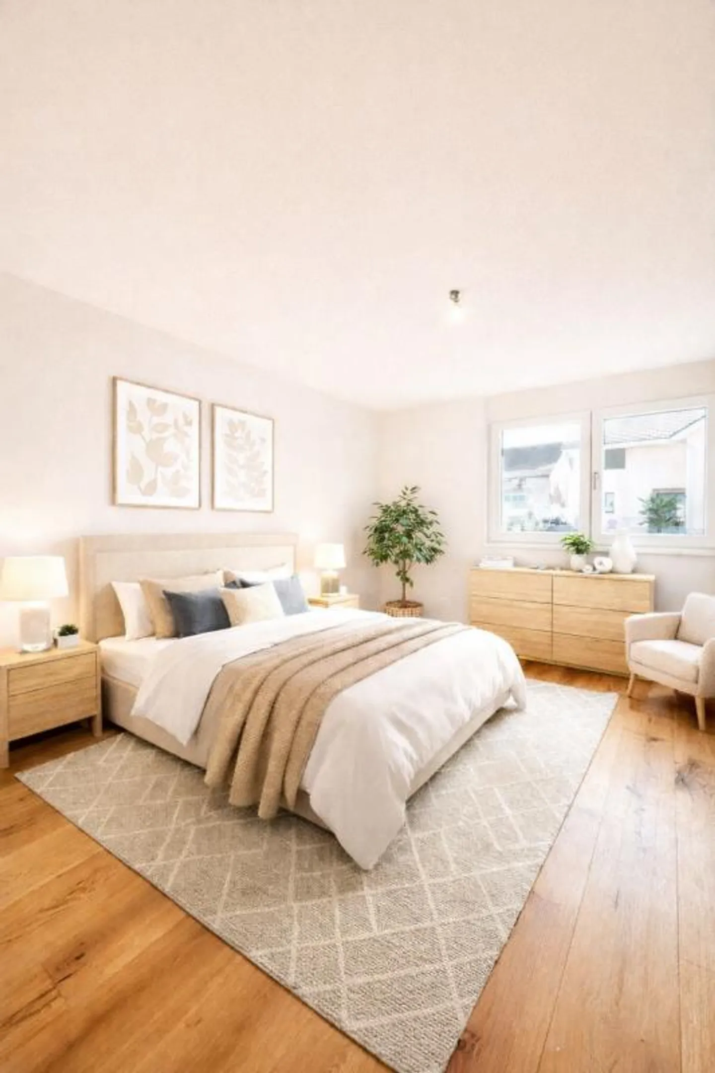 Moderne 3.5-Zimmer Wohnung mit Balkon - Foto 4 von 8